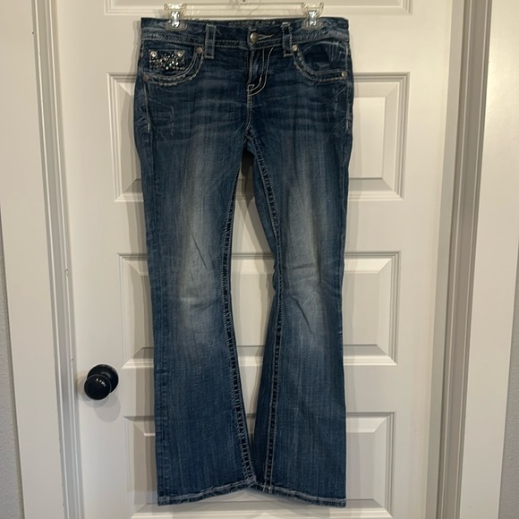 Miss Me Easy Boot Jeans Sz 26 - Picture 1 of 5